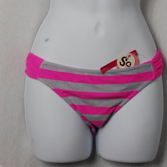 S.O. Swim Separates Pink Gray Reversible Bikini Top or Bottom Pick Size - Picture 5 of 6